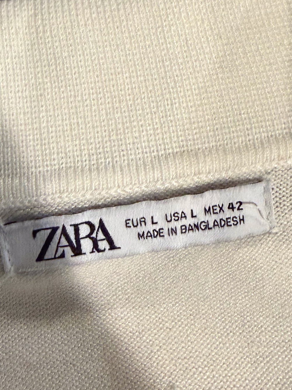 Mens Zara shirt size L - Picture 3 of 4